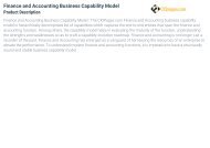 Finance and Accounting Business Capability Model