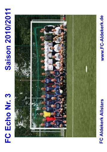 FC Echo Seite 11 - FC Aldekerk 28/52 eV