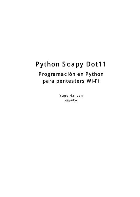 Python Scapy Dot11