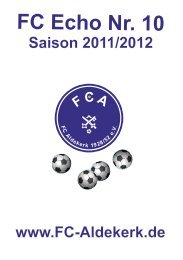 FC Echo Seite 6 - FC Aldekerk 28/52 eV