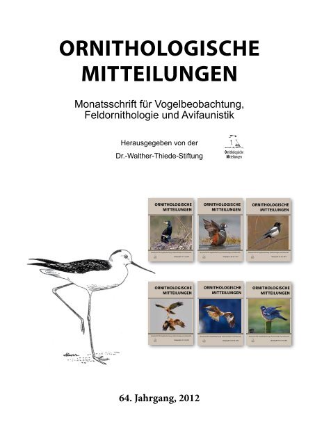 Ornithologische-Mitteilungen-Jahresregister-Band64-2012
