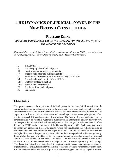 judicial constitution