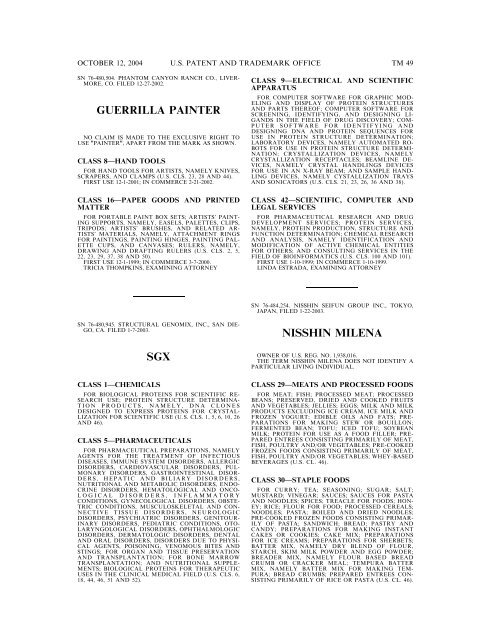 Trademark Official Gazette