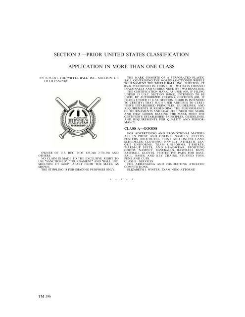 Trademark Official Gazette