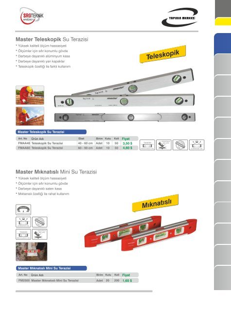 SRG TEKNİK 2017 KATALOG