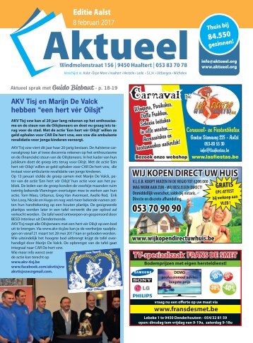 Editie Aalst 8 februari 2017