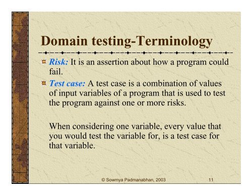 Domain Testing: Divide and Conquer - Testing Education