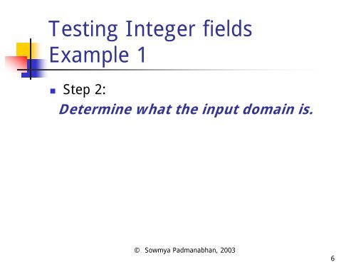 Domain Testing: Divide and Conquer - Testing Education