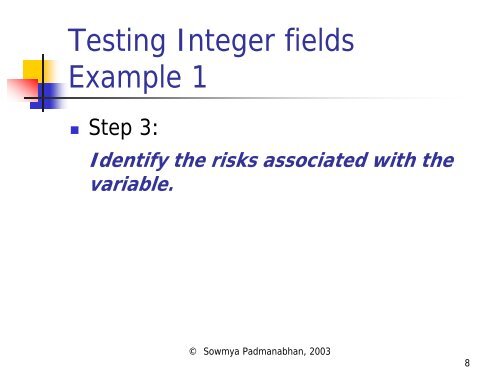 Domain Testing: Divide and Conquer - Testing Education