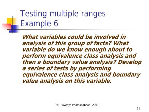 Domain Testing: Divide and Conquer - Testing Education