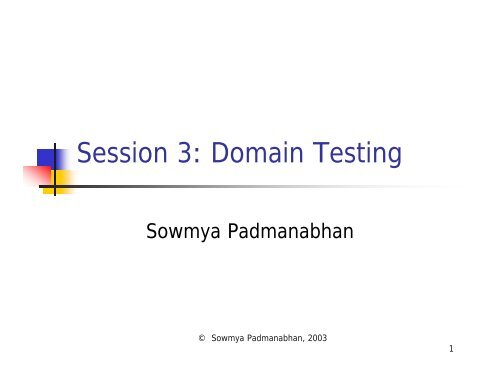 Domain Testing: Divide and Conquer - Testing Education