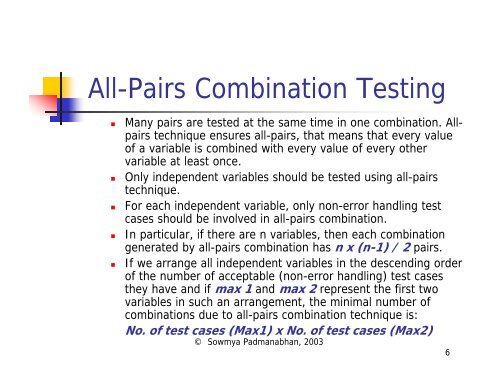 Domain Testing: Divide and Conquer - Testing Education