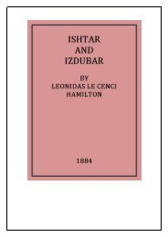 Ishtar and Izdubar by L. Hamilton (1884)