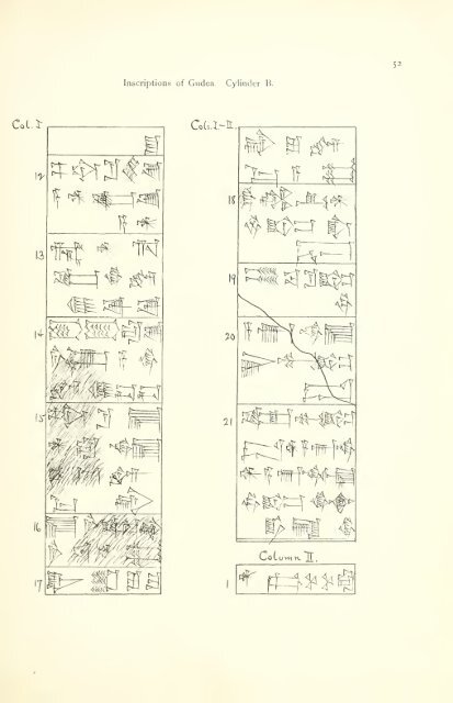 The great cylinder inscriptions A [and] B of Gudea, copied from the original clay cylinders of the Telloh Collection Vol. 1 by I. M. Price (1899)