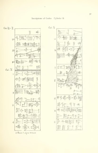 The great cylinder inscriptions A [and] B of Gudea, copied from the original clay cylinders of the Telloh Collection Vol. 1 by I. M. Price (1899)