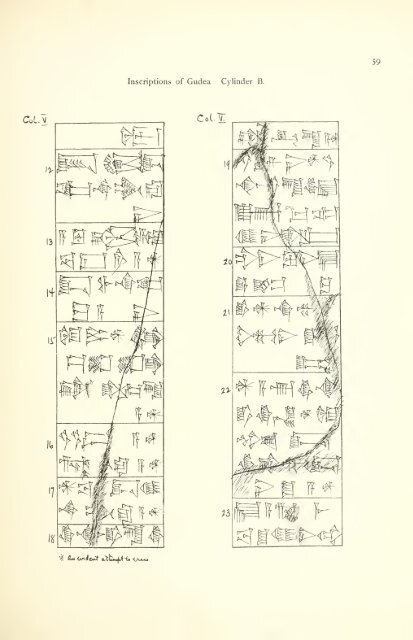 The great cylinder inscriptions A [and] B of Gudea, copied from the original clay cylinders of the Telloh Collection Vol. 1 by I. M. Price (1899)