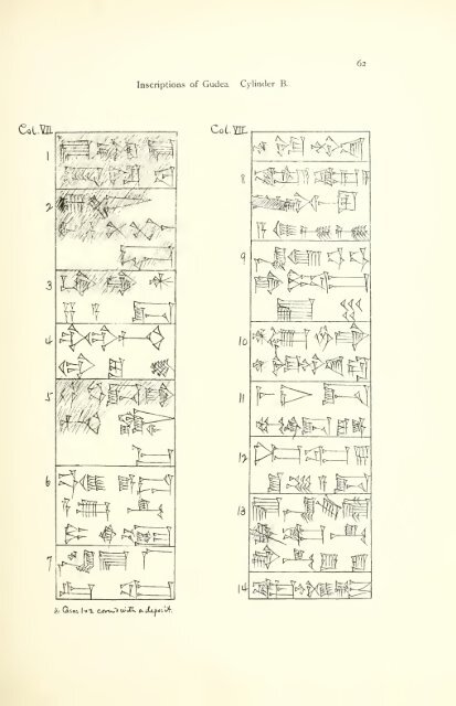 The great cylinder inscriptions A [and] B of Gudea, copied from the original clay cylinders of the Telloh Collection Vol. 1 by I. M. Price (1899)