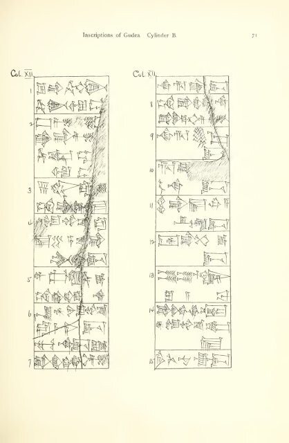 The great cylinder inscriptions A [and] B of Gudea, copied from the original clay cylinders of the Telloh Collection Vol. 1 by I. M. Price (1899)