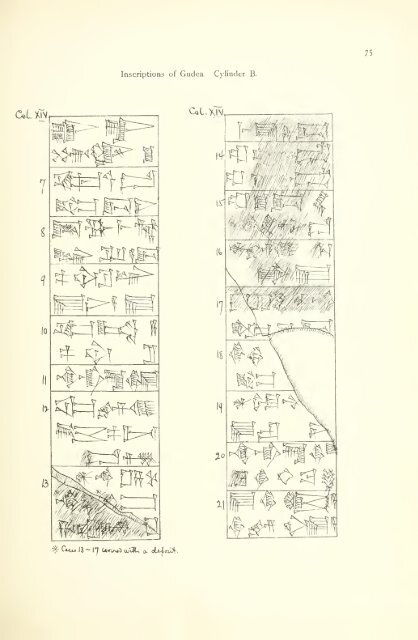 The great cylinder inscriptions A [and] B of Gudea, copied from the original clay cylinders of the Telloh Collection Vol. 1 by I. M. Price (1899)