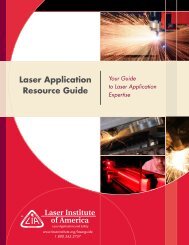 Laser Application Resource Guide