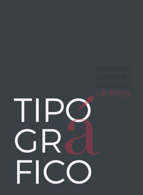 Catálogo tipográfico