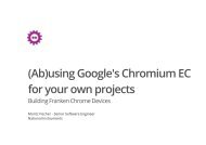 (Ab)using Google's Chromium EC for your own projects
