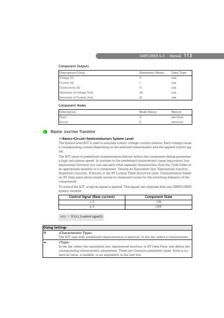 SIMPLORER User Manual V6.0 - FER-a