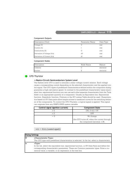 SIMPLORER User Manual V6.0 - FER-a