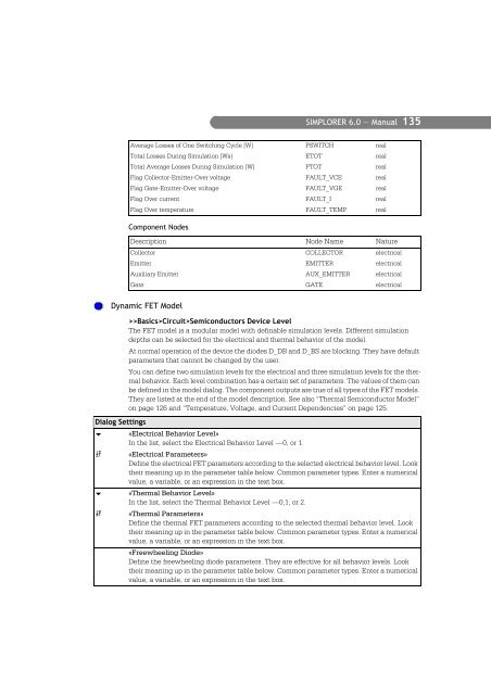 SIMPLORER User Manual V6.0 - FER-a