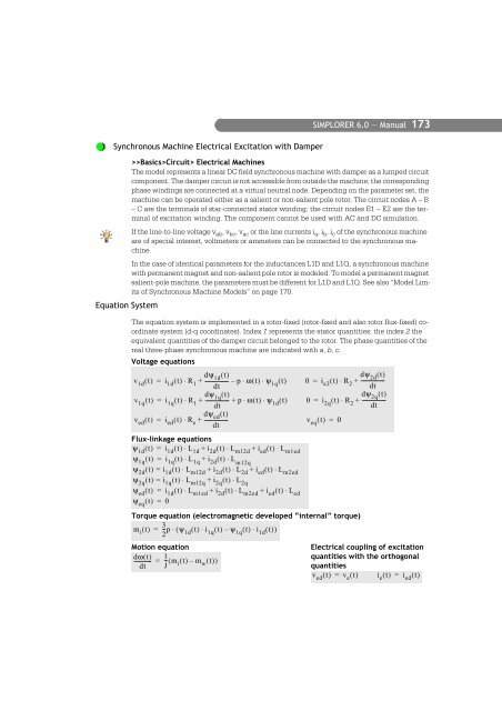 SIMPLORER User Manual V6.0 - FER-a