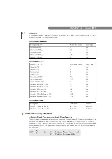 SIMPLORER User Manual V6.0 - FER-a