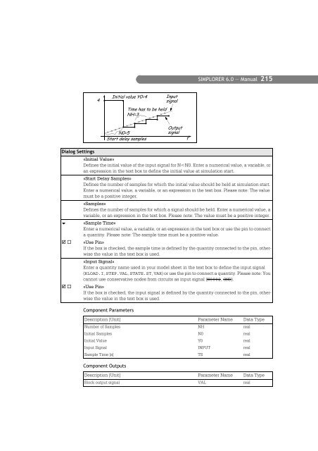 SIMPLORER User Manual V6.0 - FER-a