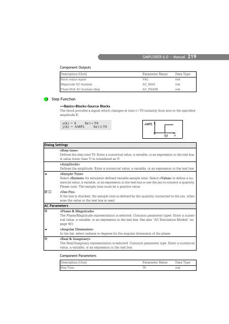 SIMPLORER User Manual V6.0 - FER-a