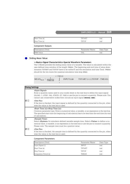 SIMPLORER User Manual V6.0 - FER-a