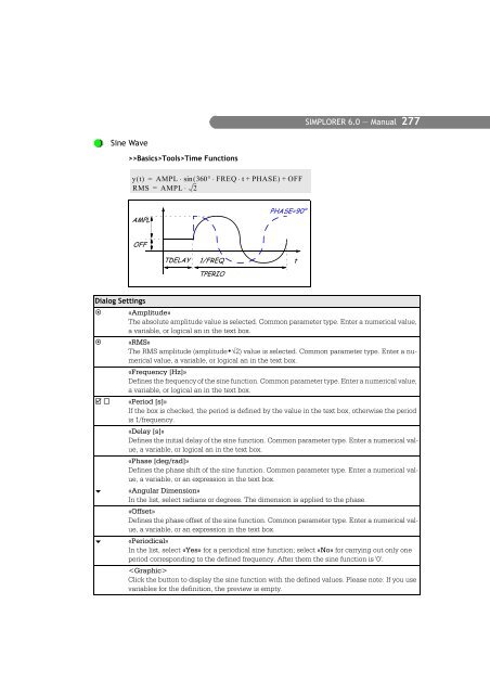 SIMPLORER User Manual V6.0 - FER-a