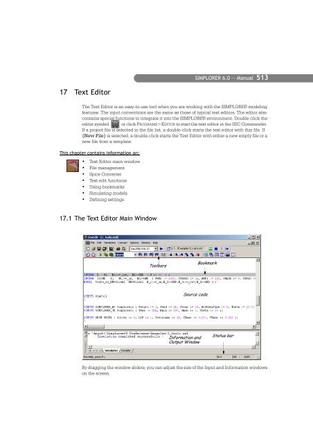 SIMPLORER User Manual V6.0 - FER-a