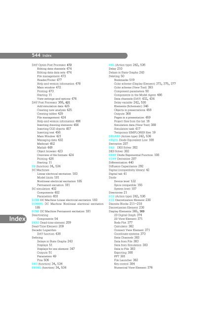 SIMPLORER User Manual V6.0 - FER-a