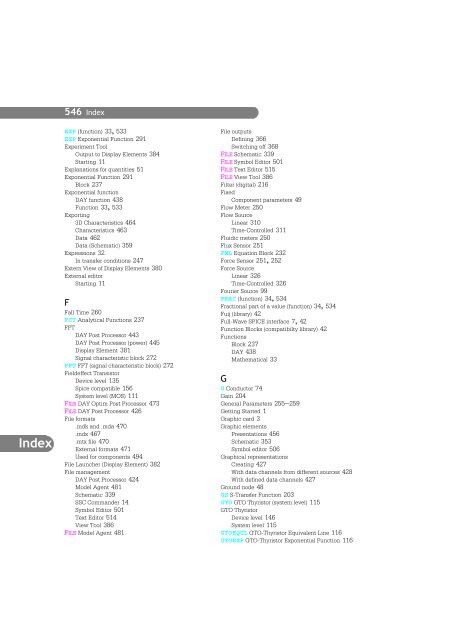 SIMPLORER User Manual V6.0 - FER-a