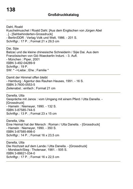 Katalog GroÃŸdruck - Deutsche Blindenstudienanstalt e.V.