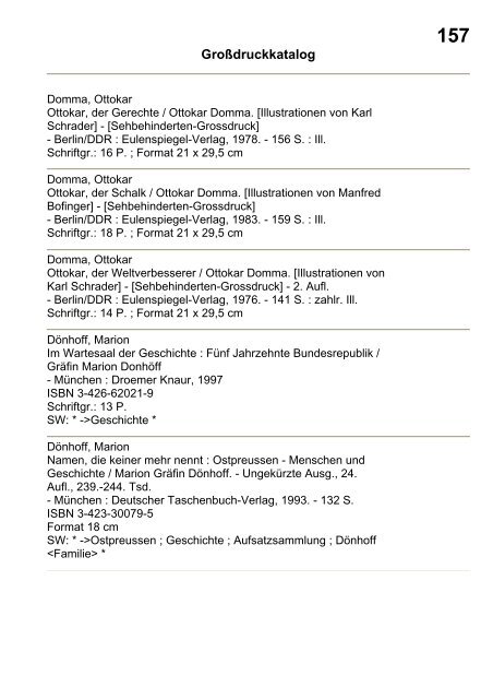 Katalog GroÃŸdruck - Deutsche Blindenstudienanstalt e.V.