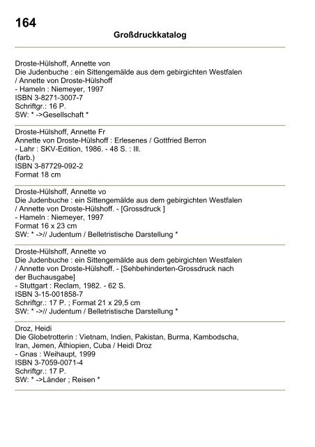 Katalog GroÃŸdruck - Deutsche Blindenstudienanstalt e.V.