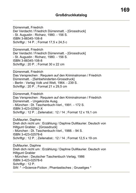 Katalog GroÃŸdruck - Deutsche Blindenstudienanstalt e.V.