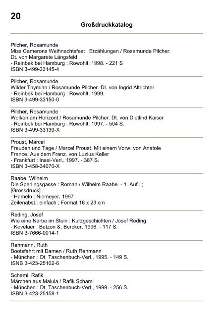 Katalog GroÃŸdruck - Deutsche Blindenstudienanstalt e.V.