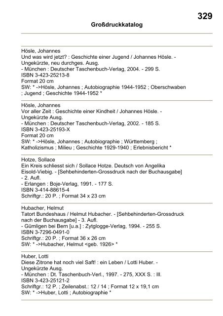 Katalog GroÃŸdruck - Deutsche Blindenstudienanstalt e.V.