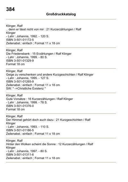 Katalog GroÃŸdruck - Deutsche Blindenstudienanstalt e.V.