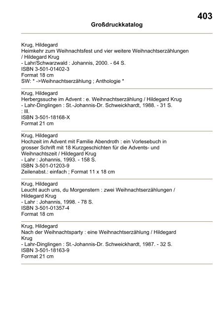 Katalog GroÃŸdruck - Deutsche Blindenstudienanstalt e.V.