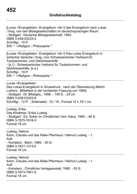 Katalog GroÃŸdruck - Deutsche Blindenstudienanstalt e.V.