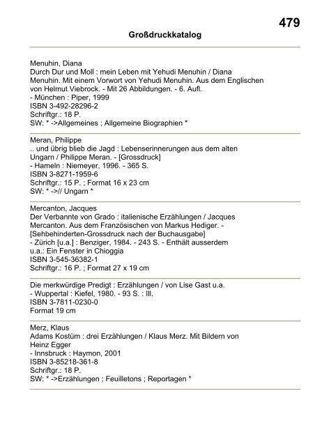 Katalog GroÃŸdruck - Deutsche Blindenstudienanstalt e.V.