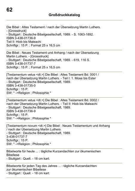 Katalog GroÃŸdruck - Deutsche Blindenstudienanstalt e.V.