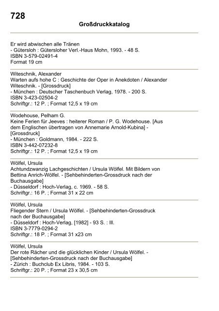 Katalog GroÃŸdruck - Deutsche Blindenstudienanstalt e.V.